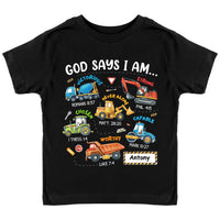Personalized Gifts For Grandson Construction Machines I Am Kid T Shirt - Kid Hoodie - Kid Sweatshirt 32373 thumb 1