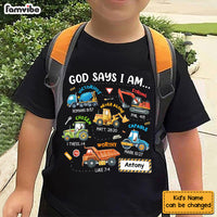 Personalized Gifts For Grandson Construction Machines I Am Kid T Shirt - Kid Hoodie - Kid Sweatshirt 32373 thumb 1