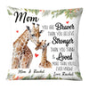 Personalized Gift For Mom More Loved Than You Know Pillow 32375 1