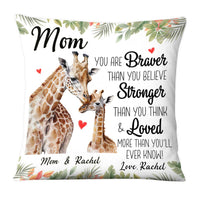 Personalized Gift For Mom More Loved Than You Know Pillow 32375 thumb 1