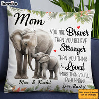 Personalized Gift For Mom More Loved Than You Know Pillow 32375 thumb 1