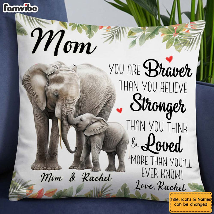 Personalized Gift For Mom More Loved Than You Know Pillow 32375 1
