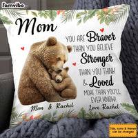 Personalized Gift For Mom More Loved Than You Know Pillow 32375 thumb 1