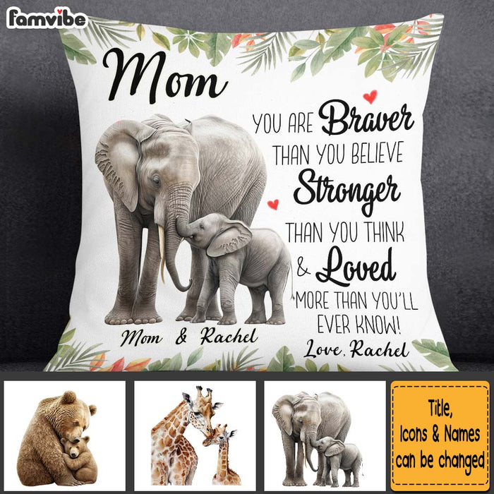 Personalized Gift For Mom More Loved Than You Know Pillow 32375 1