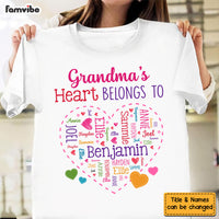 Personalized Gift For Grandma's Heart Belongs To Shirt - Hoodie - Sweatshirt 32377 thumb 1