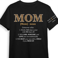 Personalized Gift For Mom Noun Someone Who Sleeve Printed T-shirt 32379 thumb 1