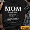 Personalized Gift For Mom Noun Someone Who Sleeve Printed T-shirt 32379 1