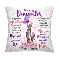 Personalized Gift For Daughter Butterfly Flower Tree Pillow 32383 thumb 1
