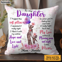 Personalized Gift For Daughter Butterfly Flower Tree Pillow 32383 thumb 1
