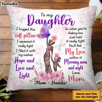 Personalized Gift For Daughter Butterfly Flower Tree Pillow 32383 thumb 1