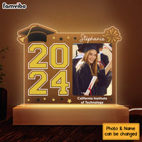 Personalized Graduation Gift Congrat Plaque LED Lamp Night Light 32387 thumb 1