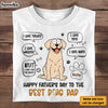 Personalized Gift For Dog Dad I Love Treats Shirt - Hoodie - Sweatshirt 32390 1