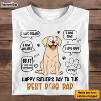 Personalized Gift For Dog Dad I Love Treats Shirt - Hoodie - Sweatshirt 32390 thumb 1