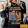 Personalized Gift Like Mother Like Daughter Cleopard Shirt - Hoodie - Sweatshirt 32393 1