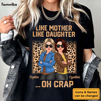 Personalized Gift Like Mother Like Daughter Cleopard Shirt - Hoodie - Sweatshirt 32393 thumb 1