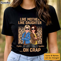 Personalized Gift Like Mother Like Daughter Cleopard Shirt - Hoodie - Sweatshirt 32393 thumb 1