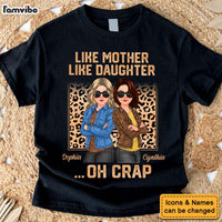 Personalized Gift Like Mother Like Daughter Cleopard Shirt - Hoodie - Sweatshirt 32393 thumb 1