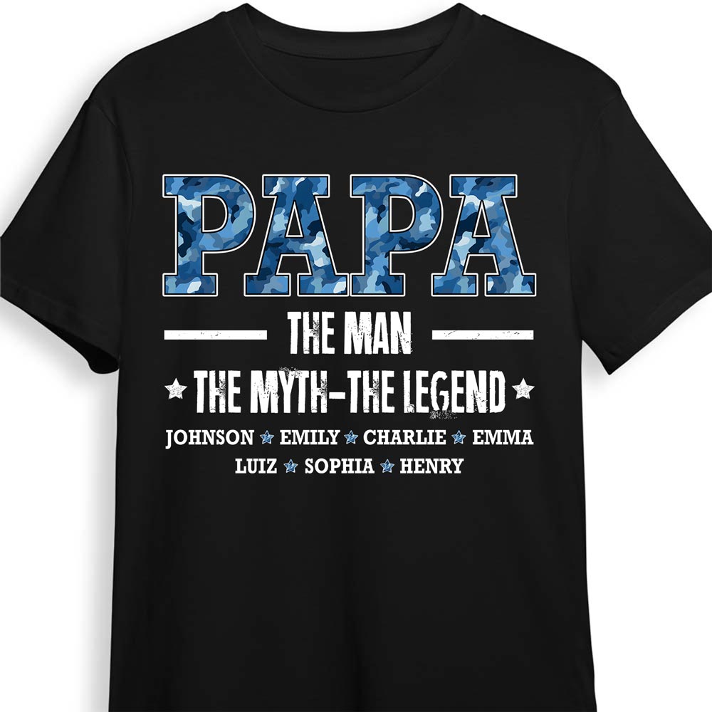 Personalized Gift For Grandpa The Man The Myth The Legend Shirt Hoodie Sweatshirt 32394 Primary Mockup