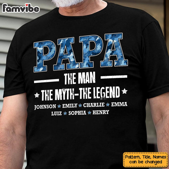 Personalized Gift For Grandpa The Man The Myth The Legend Shirt - Hoodie - Sweatshirt 32394 1