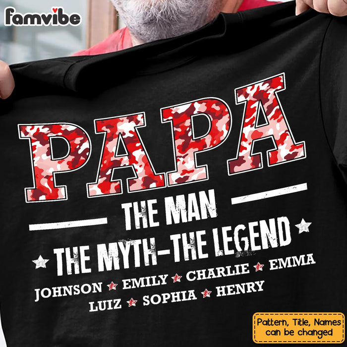 Personalized Gift For Grandpa The Man The Myth The Legend Shirt - Hoodie - Sweatshirt 32394 1