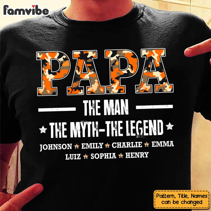 Personalized Gift For Grandpa The Man The Myth The Legend Shirt - Hoodie - Sweatshirt 32394 1