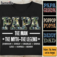 Personalized Gift For Grandpa The Man The Myth The Legend Shirt - Hoodie - Sweatshirt 32394 thumb 1