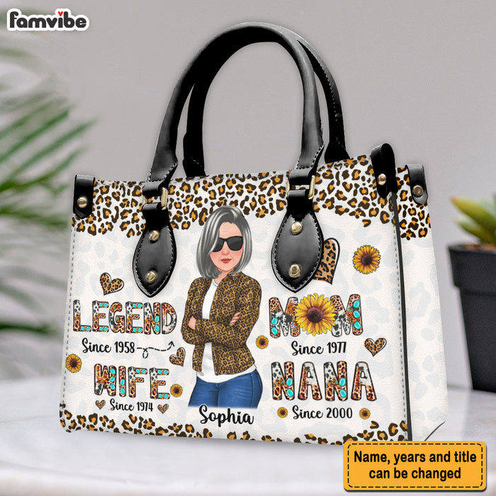 Personalized Gift For Mom Grandma Legend Leather Bag 32395 1