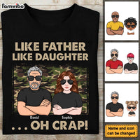 Personalized Gift For Dad Like Father Like Daughter Shirt - Hoodie - Sweatshirt 32398 thumb 1