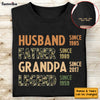 Personalized Gift For Grandpa Husband Legend Sleeve Printed T-shirt 32401 1