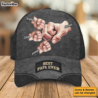 Personalized Gift For Grandpa Best Papa Ever Cap 32402 thumb 1
