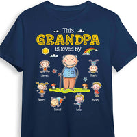 Personalized Grandpa Gift This Grandpa Is Loved By Shirt - Hoodie - Sweatshirt 32403 thumb 1