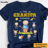 Personalized Grandpa Gift This Grandpa Is Loved By Shirt - Hoodie - Sweatshirt 32403 thumb 1