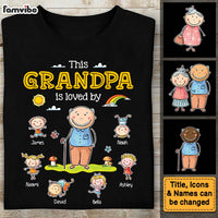 Personalized Grandpa Gift This Grandpa Is Loved By Shirt - Hoodie - Sweatshirt 32403 thumb 1