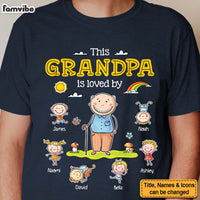 Personalized Grandpa Gift This Grandpa Is Loved By Shirt - Hoodie - Sweatshirt 32403 thumb 1