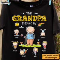 Personalized Grandpa Gift This Grandpa Is Loved By Shirt - Hoodie - Sweatshirt 32403 thumb 1