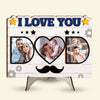 Personalized Gift For Dad We Love You 2 Layered Separate Wooden Plaque 32406 1