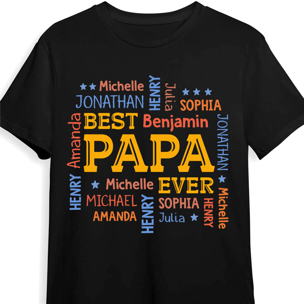 Personalized Gift For Grandpa Word Art Shirt Hoodie Sweatshirt 32410 Primary Mockup