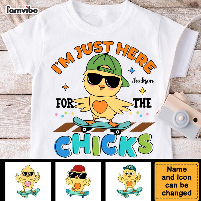 Personalized Gift For Grandson Here For The Chicks Kid T Shirt - Kid Hoodie - Kid Sweatshirt 32415 1
