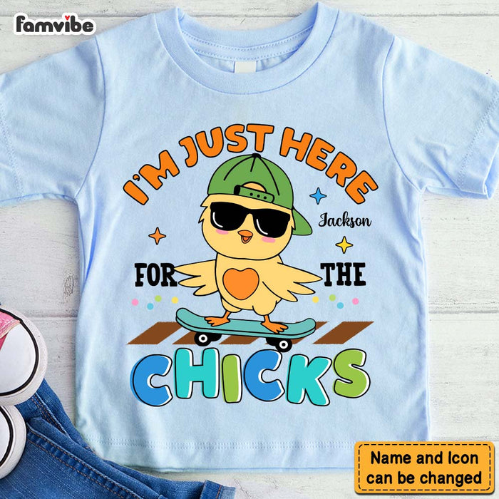 Personalized Gift For Grandson Here For The Chicks Kid T Shirt - Kid Hoodie - Kid Sweatshirt 32415 1