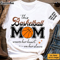 Personalized Gift For Sport Mom Sleeve Printed T-shirt 32417 thumb 1
