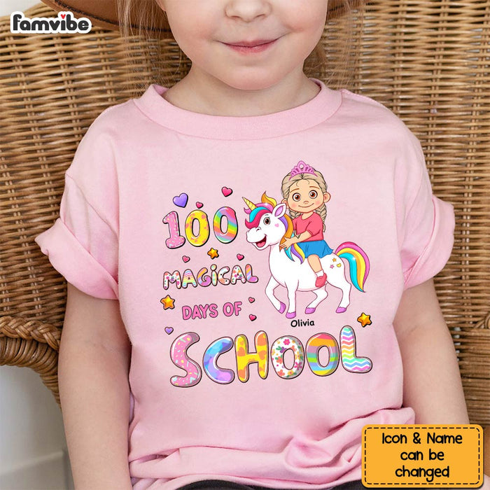 Personalized Gift For Grandkid 100 Magical Days Of School Kid T Shirt - Kid Hoodie - Kid Sweatshirt 32420 1
