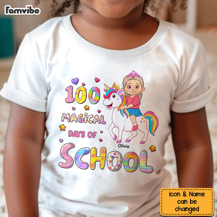 Personalized Gift For Grandkid 100 Magical Days Of School Kid T Shirt - Kid Hoodie - Kid Sweatshirt 32420 1