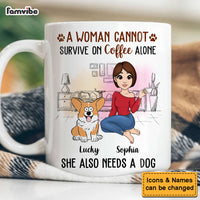 Personalized Gift For Dog Lover Needs Coffee And Dog Mug 32424 thumb 1