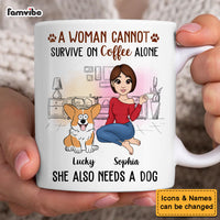 Personalized Gift For Dog Lover Needs Coffee And Dog Mug 32424 thumb 1