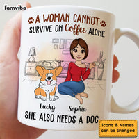 Personalized Gift For Dog Lover Needs Coffee And Dog Mug 32424 thumb 1
