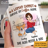 Personalized Gift For Dog Lover Needs Coffee And Dog Mug 32424 thumb 1