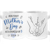 Personalized Gift For Family First Mother's Day Hand Line Art Mug 32427 1