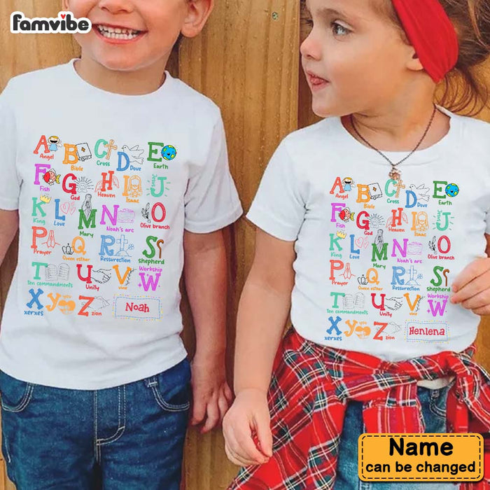 Personalized Gift For Grandkids God Alphabet Kid T Shirt - Kid Hoodie - Kid Sweatshirt 32431 1