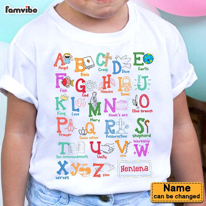 Personalized Gift For Grandkids God Alphabet Kid T Shirt - Kid Hoodie - Kid Sweatshirt 32431 1