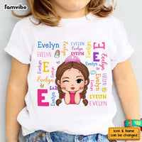 Personalized Gift For Granddaughter  Repeating Name Kid T Shirt - Kid Hoodie - Kid Sweatshirt 32432 thumb 1